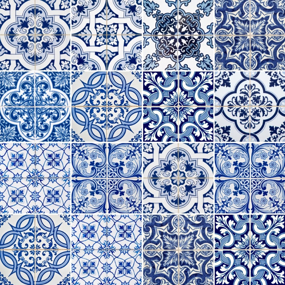 Papel de Parede Adesivo Azulejo Azul e Branco StickDecor Armario Jose ~ Papel de Parede Adesivo Azulejo Azul e Branco StickDecor