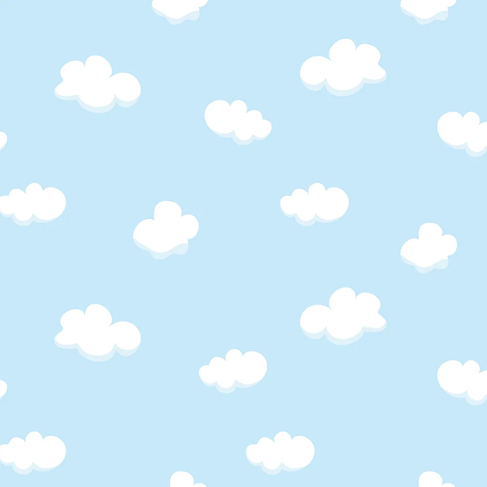 Papel de Parede Adesivo Baby Nuvem