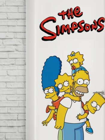 Adesivo de Porta Os Simpsons