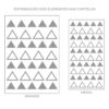 Kit de Adesivos de Parede Triângulos Mistos