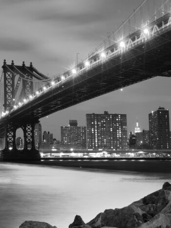 Painel Fotográfico Cidade Noturna Brooklyn