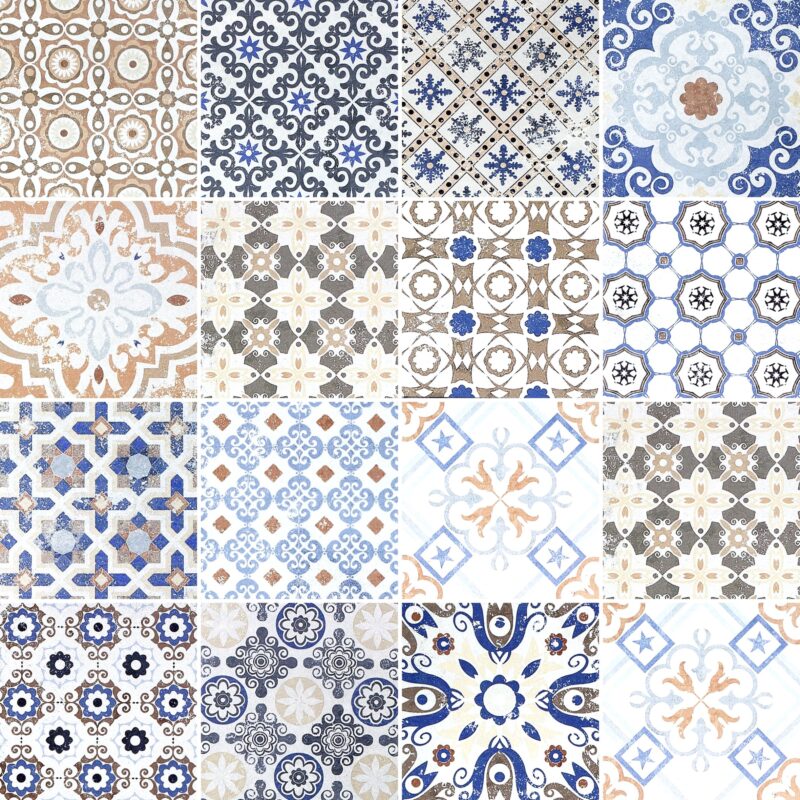 Papel de Parede Adesivo Azulejo Antique