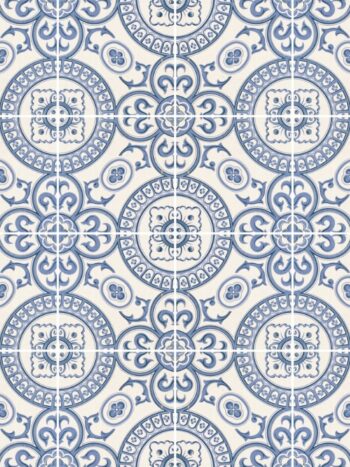 Papel de Parede Adesivo Azulejo Português