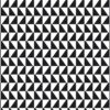 Papel de Parede Adesivo Geométrico Mosaico Preto e Branco