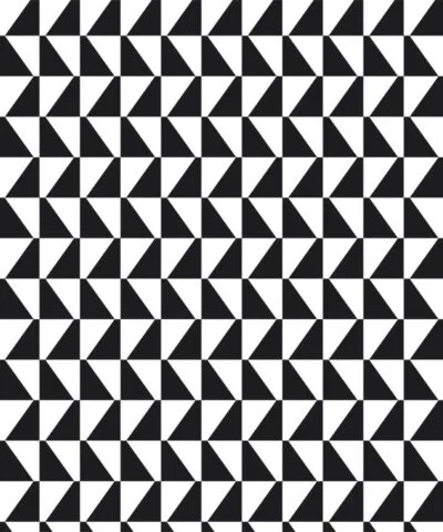 Papel de Parede Adesivo Geométrico Mosaico Preto e Branco