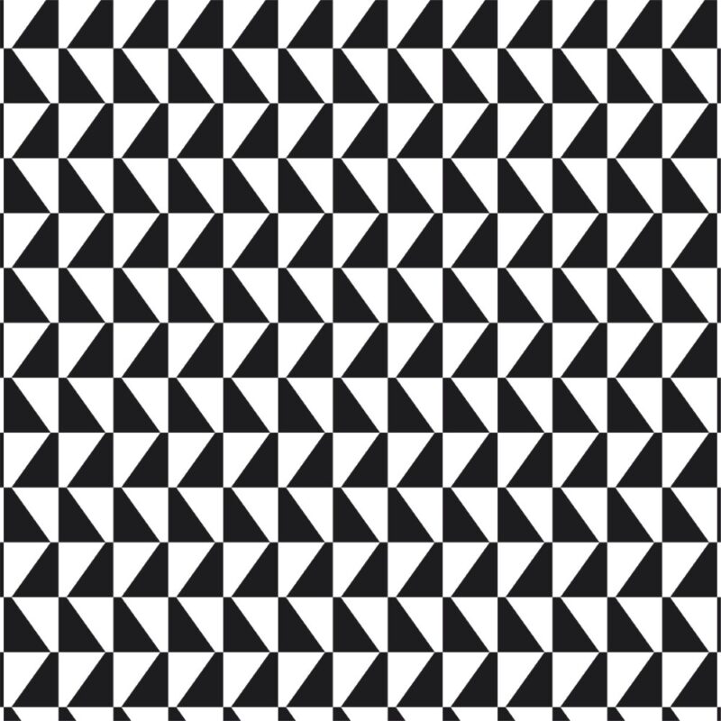 Papel de Parede Adesivo Geométrico Mosaico Preto e Branco
