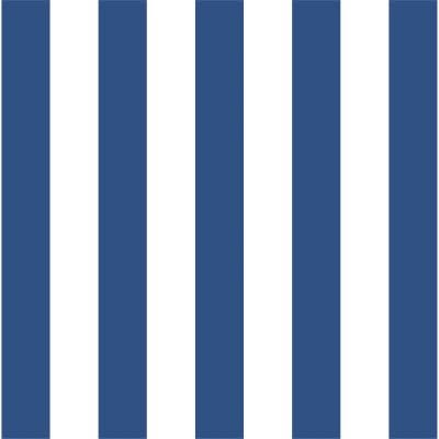 Papel de Parede Adesivo Listras Azul e Branco