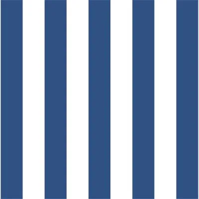 Papel de Parede Adesivo Listras Azul e Branco