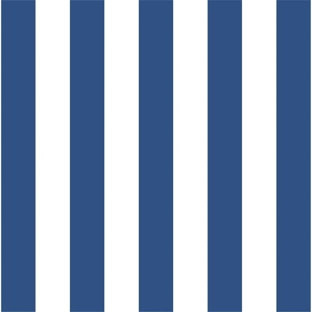 Papel de Parede Adesivo Listras Azul e Branco