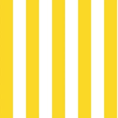 Papel de Parede Adesivo Listras Circo Amarelo