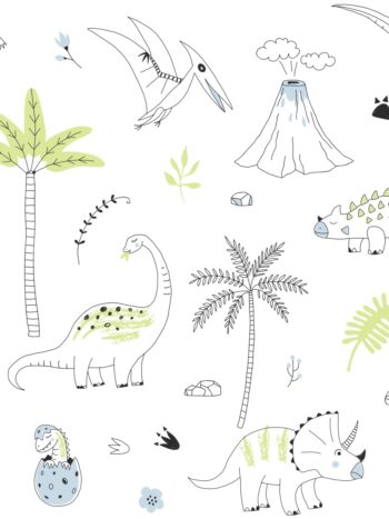Papel de Parede Adesivo Dinossauros