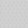 Papel de Parede Adesivo Geométrico Cubos em Linhas