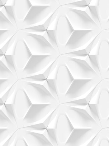Papel de Parede Adesivo Textura Branca 3D