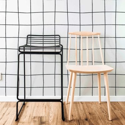 Papel de Parede Adesivo Grid