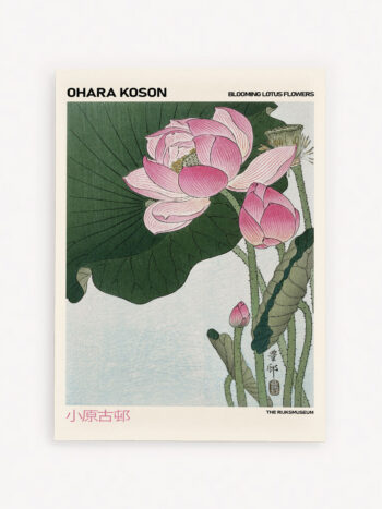 Quadro Ohara Koson Lotus