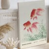 Quadro Ohara Koson Two Veil Goldfish