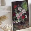 Quadro Vase With Carnations