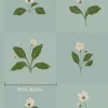 Papel de Parede Square Flower