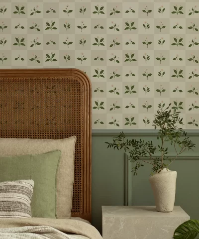 Papel de Parede Square Flower