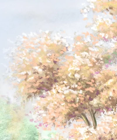 Painel Fotográfico Cherry Blossom Serenity