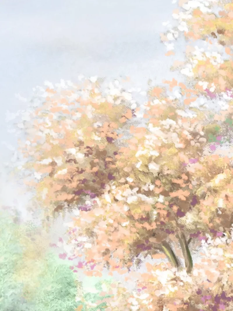 Painel Fotográfico Cherry Blossom Serenity
