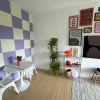 Papel de Parede Quadriculado Casa que Inspira