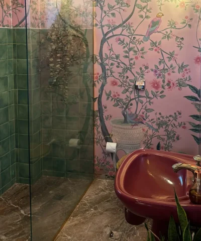 Adesivo de Piso Mármore Green Haven