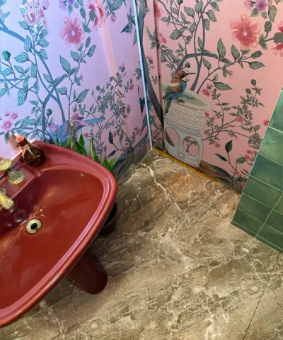 Adesivo de Piso Mármore Green Haven