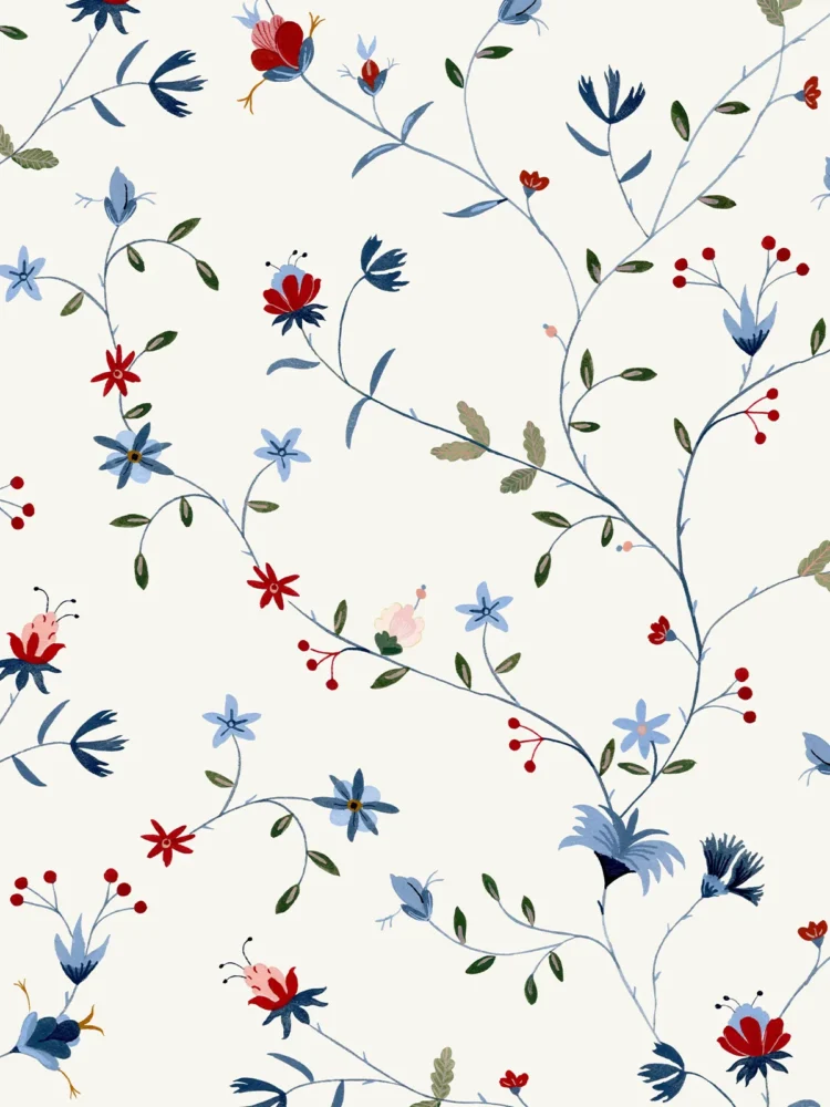 Papel de Parede Folk Jasmin