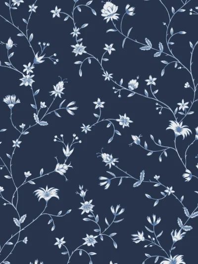 Papel de Parede Folk Midnight Bloom