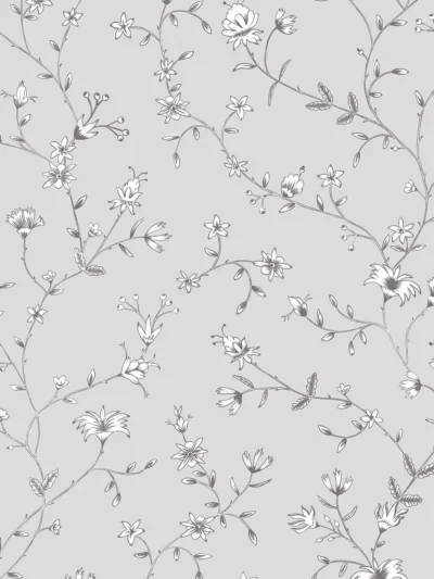 Papel de Parede Folk Misty Florals