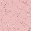 Papel de Parede Folk Rosewood Blossoms