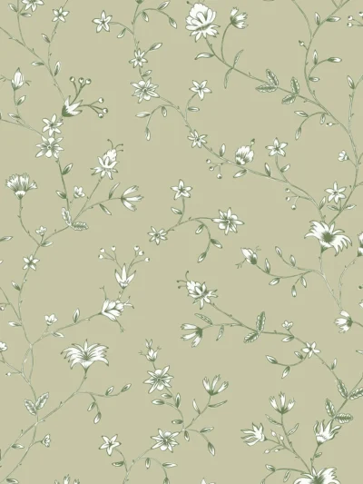 Papel de Parede Folk Sage Garden