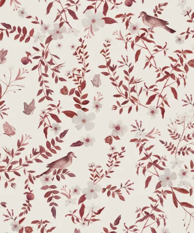 Papel de Parede Bluejay Blush