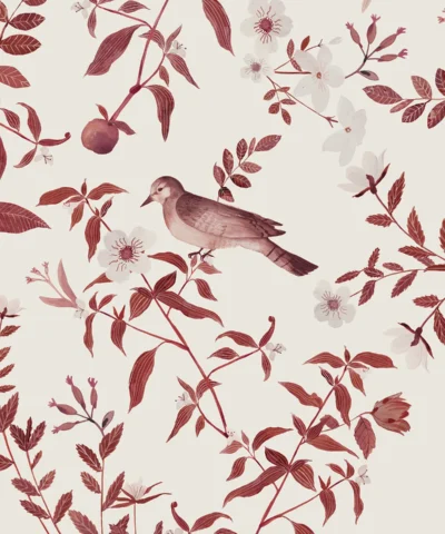 Papel de Parede Bluejay Blush