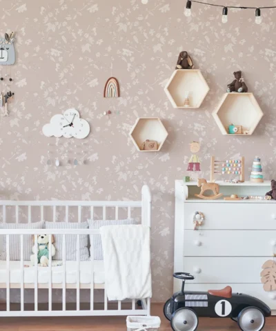 Papel de Parede Florário Blush