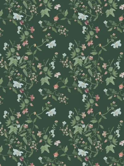 Papel de Parede Florário Green