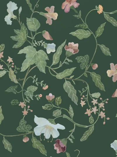 Papel de Parede Florário Green