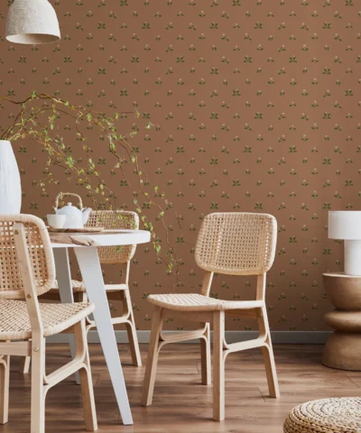 Papel de Parede Flower Rain Sienna