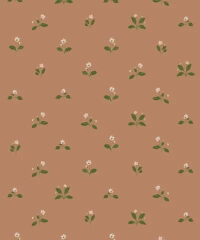 Papel de Parede Flower Rain Sienna