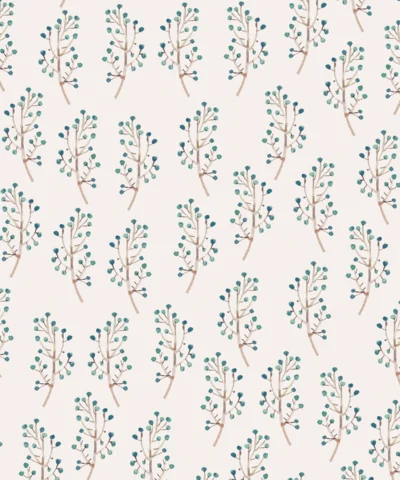 Papel de Parede Petite Branch Blue