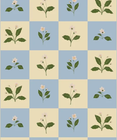 Papel de Parede Square Flower Horizon