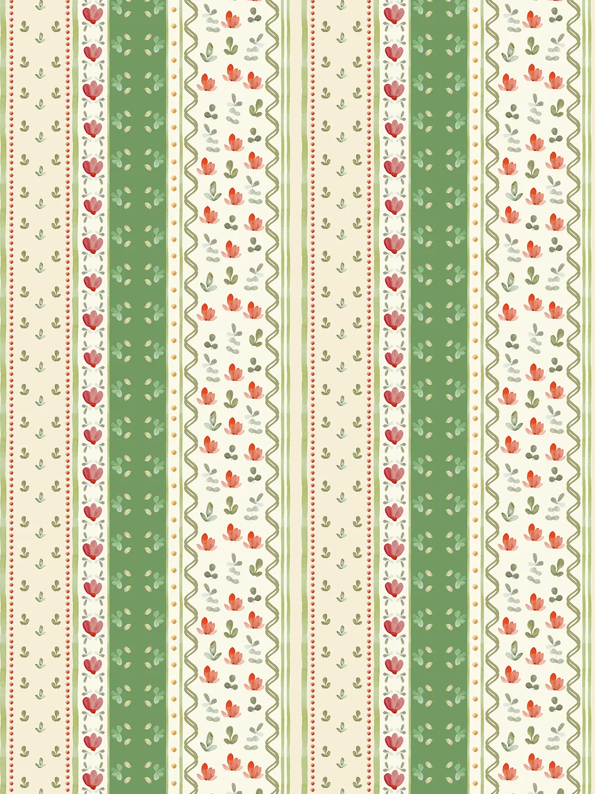 Papel de Parede Tulipe Jardin