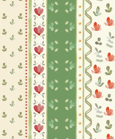 Papel de Parede Tulipe Jardin