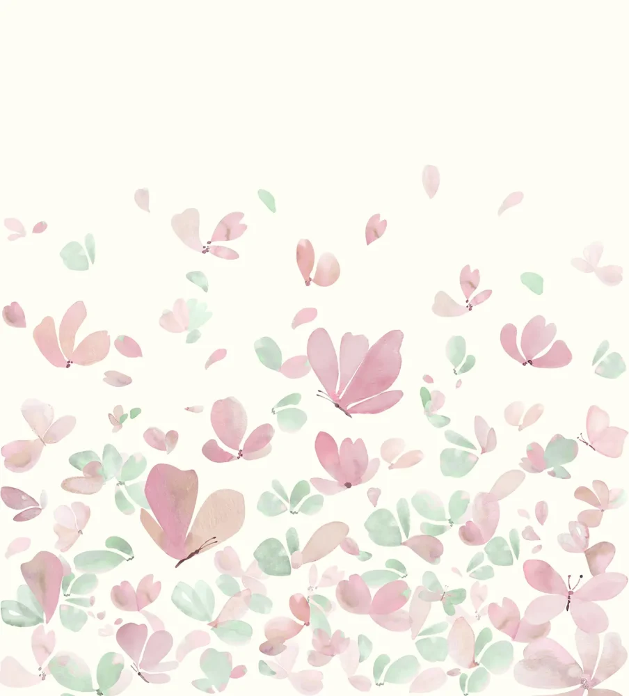 Painel Fotográfico Butterflowers Baby
