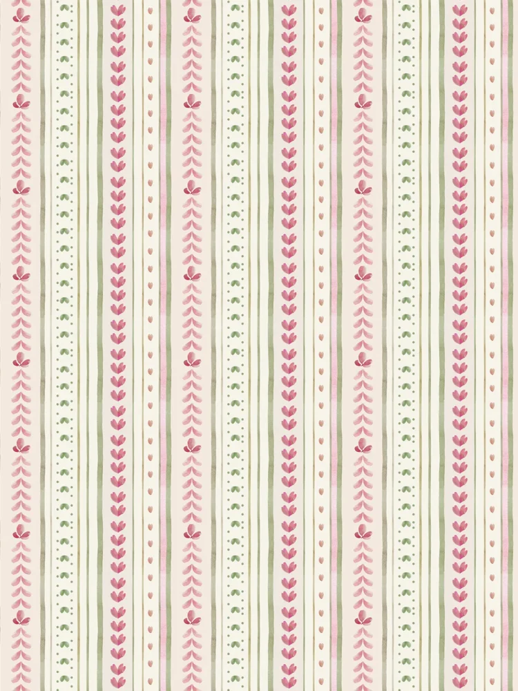 Papel de Parede Aqua Flower Rose