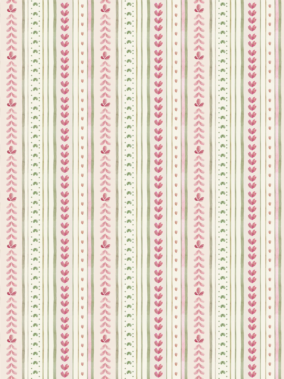 Papel de Parede Aqua Flower Rose